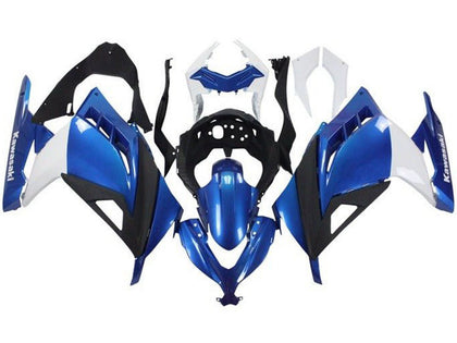 2013-2024 Kawasaki Ninja-300 Blue White Black EX300R Fairing Kit