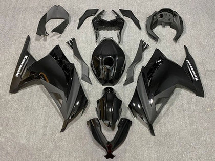 2013-2024 Kawasaki Ninja-300 Glossy Black EX300R Fairing Kit
