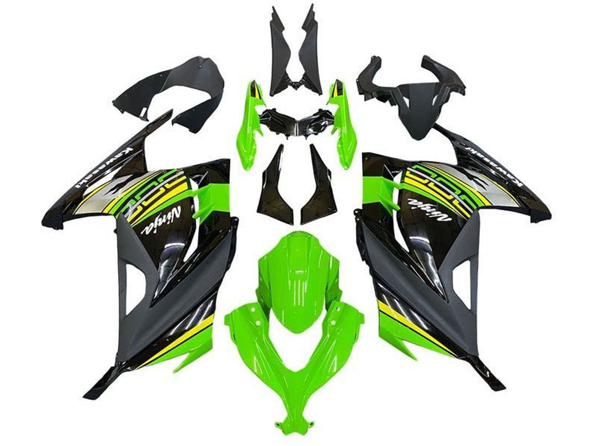 2013-2024 Green Black Yellow Grey White Kawasaki Ninja 300 EX300R Fairing Kit