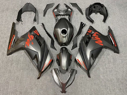 2013-2024 Kawasaki Ninja-300 Matte Black Red EX300R Fairing Kit