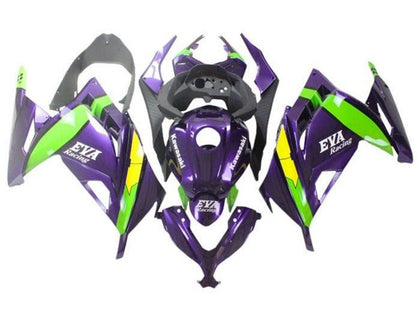 2013-2024 Kawasaki Ninja-300 Purple Green Yellow Eva EX300R Fairing Kit