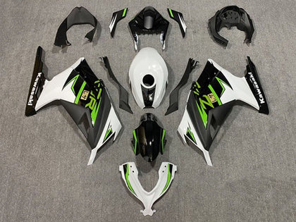 2013-2024 Kawasaki Ninja-300 White Black Green Yellow EX300R Fairing Kit