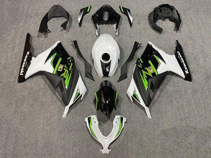 2013-2024 Kawasaki Ninja-300 White Black Green Yellow EX300R Fairing Kit