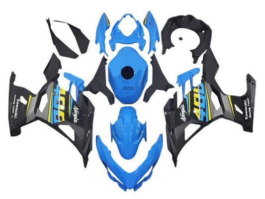 2018-2024 Blue Black Yellow Grey Kawasaki Ninja 400 EX400 Fairing Kit
