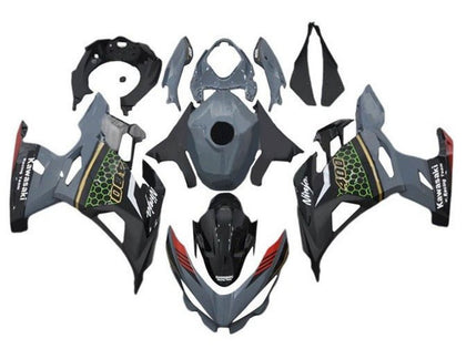 2018-2024 Kawasaki Ninja-400 Gray Black Green Gold EX400 Fairing Kit