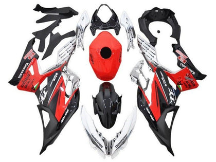 2018-2024 Kawasaki Ninja-400 White Black Red Gray EX400 Fairing Kit