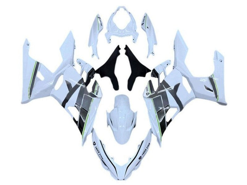 Purchase 2018-2024 White Grey Black Green Kawasaki Ninja 400 Motorcycle Fairings UK