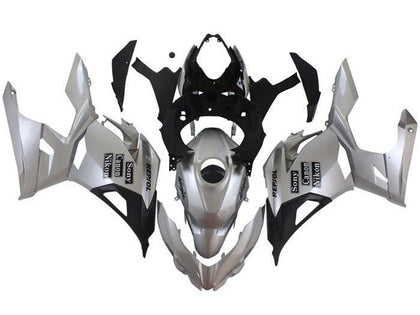2018-2024 Kawasaki Ninja-400 Matte Silver Matte Black Repsol EX400 Fairing Kit
