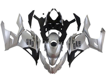 2018-2024 Kawasaki Ninja-400 Matte Silver Matte Black Repsol EX400 Fairing Kit