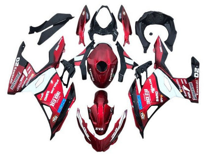 2018-2024 Kawasaki Ninja-400 Candy Red Trick Star EX400 Fairing Kit