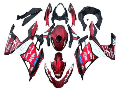 2018-2024 Kawasaki Ninja-400 Candy Red Trick Star EX400 Fairing Kit