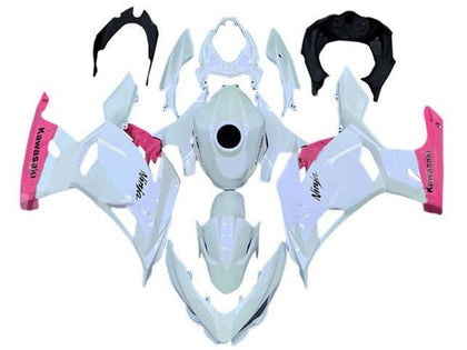 2018-2024 Kawasaki Ninja-400 Pearl White Pink EX400 Fairing Kit