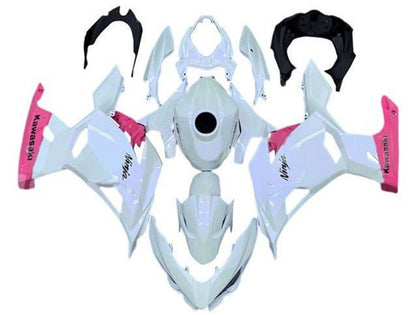 2018-2024 Kawasaki Ninja-400 Pearl White Pink EX400 Fairing Kit