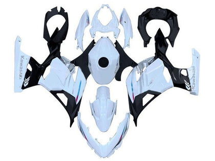 2018-2024 Kawasaki Ninja-400 White Silver Black EX400 Fairing Kit