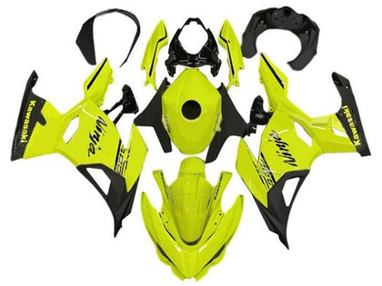 2018-2024 Kawasaki Ninja-400 Neon Yellow Black EX400 Fairing Kit