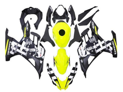 2018-2024 Kawasaki Ninja-400 Yellow Black White Skull EX400 Fairing Kit