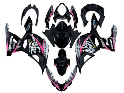 2018-2024 Kawasaki Ninja-400 Black Pink White EX400 Fairing Kit