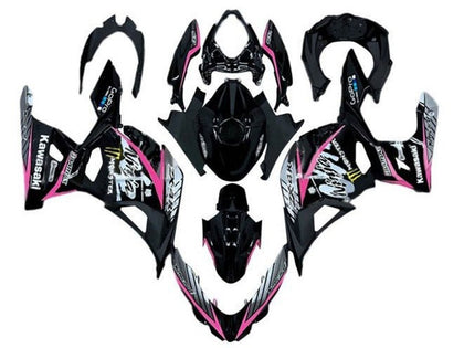 2018-2024 Kawasaki Ninja-400 Black Pink White EX400 Fairing Kit