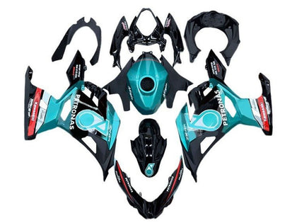 2018-2024 Kawasaki Ninja-400 Black Blue Petronas EX400 Fairing Kit