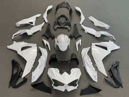 2024-2025 Kawasaki Ninja-500 White Black EX500R Fairing Kit