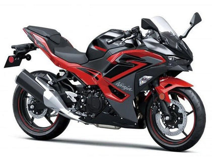 2024-2025 Kawasaki Ninja-500 Black Red Gray EX500R Fairing Kit