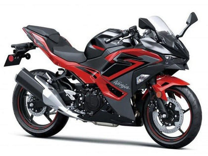 2024-2025 Kawasaki Ninja-500 Black Red Gray EX500R Fairing Kit