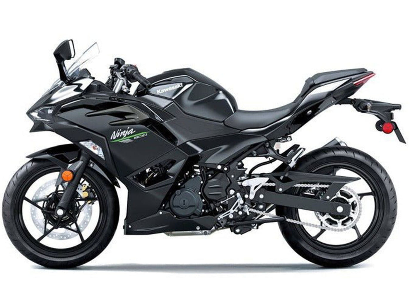 2024-2025 Glossy Black Kawasaki Ninja 500 EX500R Fairing Kit