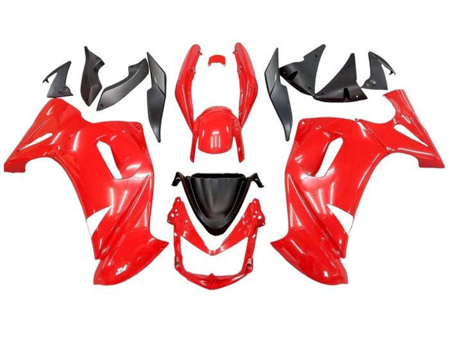 2006-2008 Glossy Red Kawasaki Ninja 650 EX650 Fairing Kit