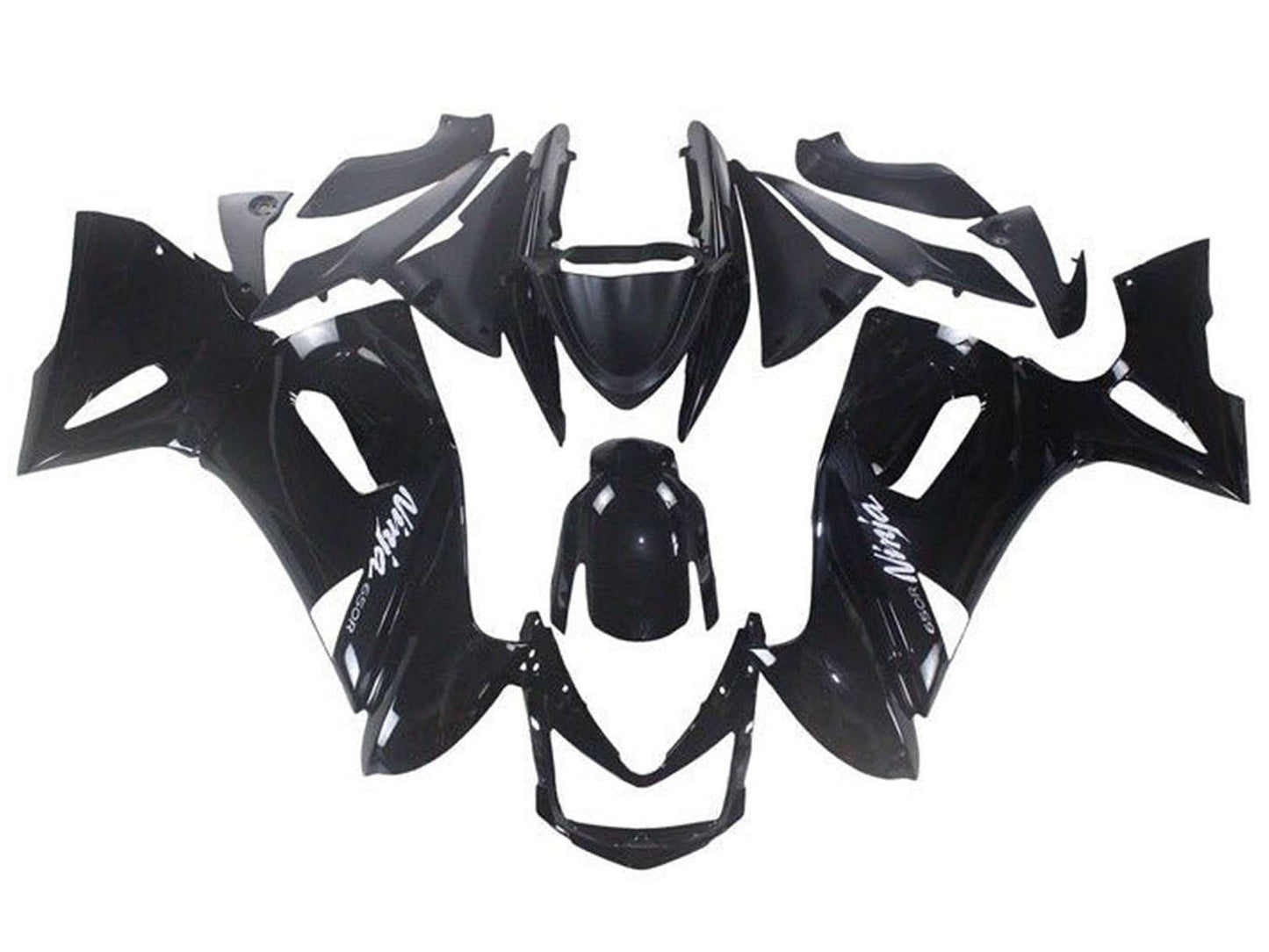 2006-2008 Black Kawasaki Ninja 650 EX650 Fairing Kit