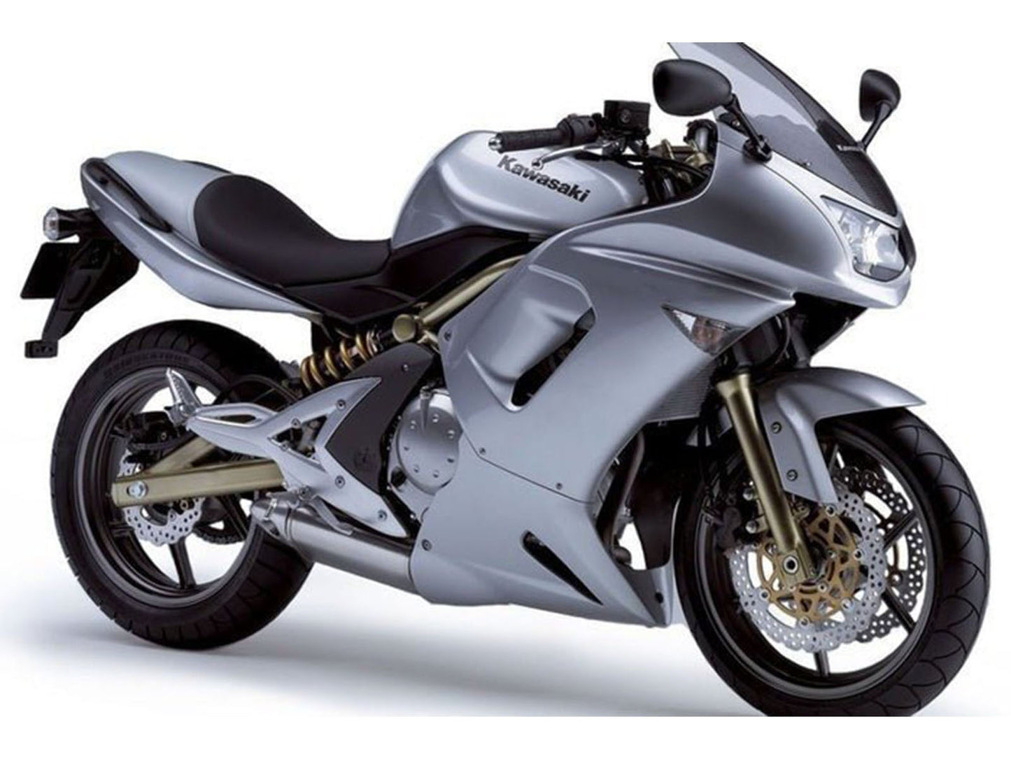 2006-2008 Silver Kawasaki Ninja 650 EX650 Fairing Kit