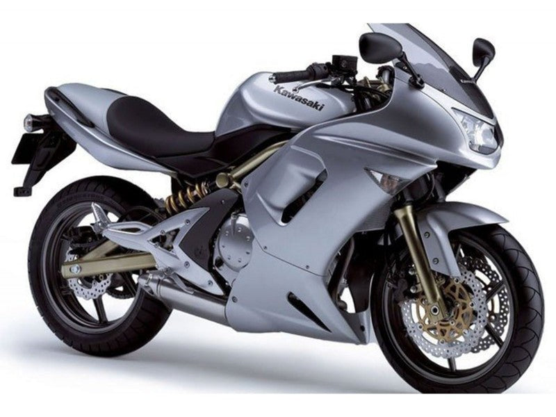 Purchase 2006-2008 Metallic Silver Kawasaki Ninja 650 EX650 Motorcycle Fairings UK