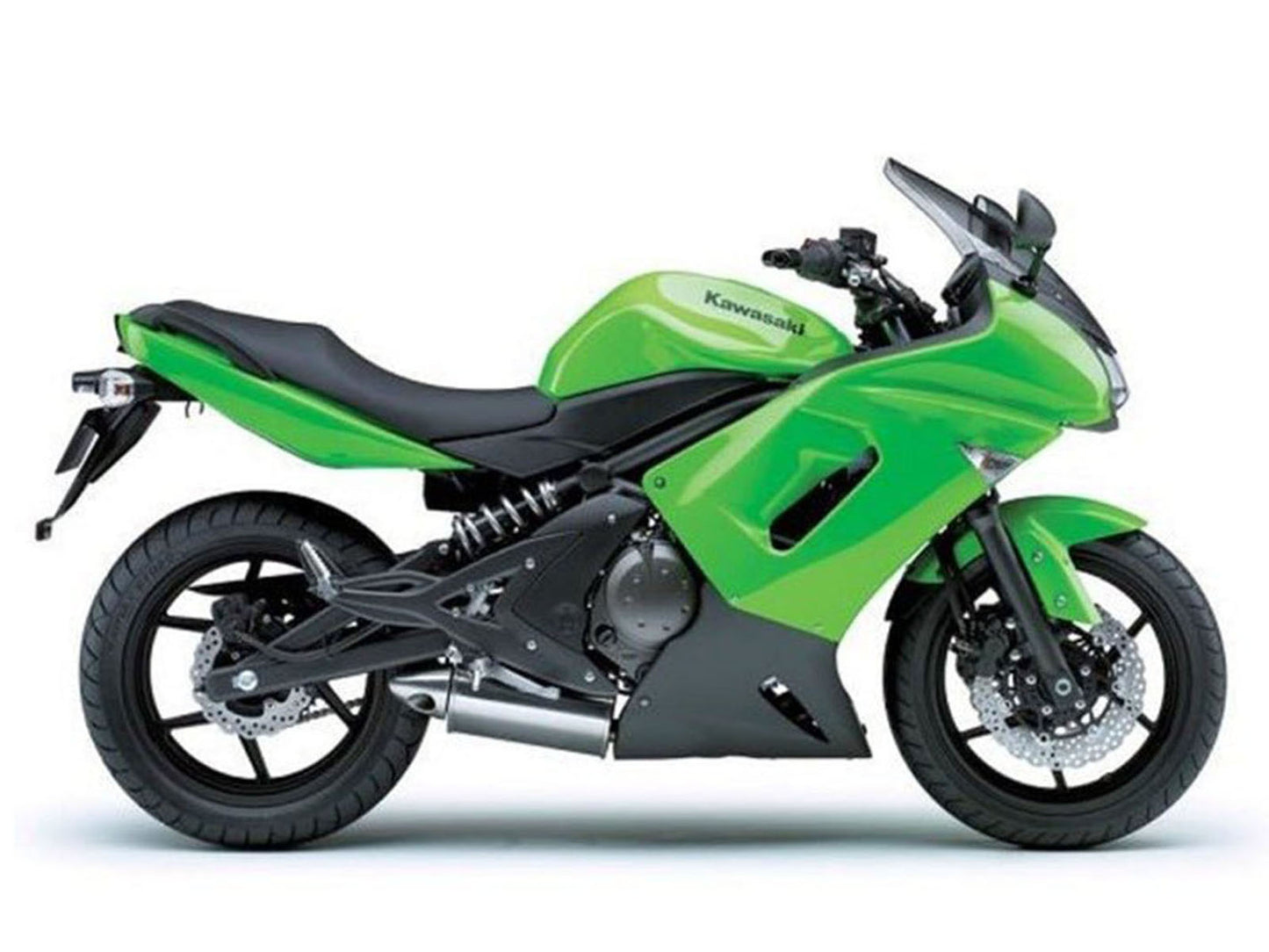 2006-2008 Green Matte Black Kawasaki Ninja 650 EX650 Fairing Kit