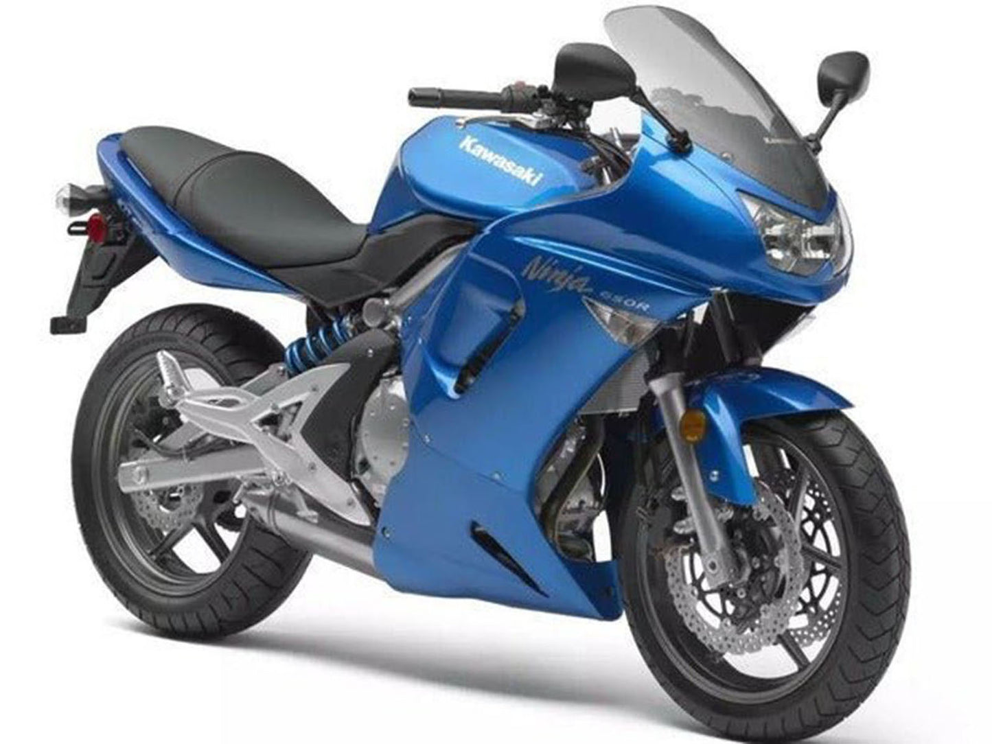 2006-2008 Blue Chrome Kawasaki Ninja 650 EX650 Fairing Kit