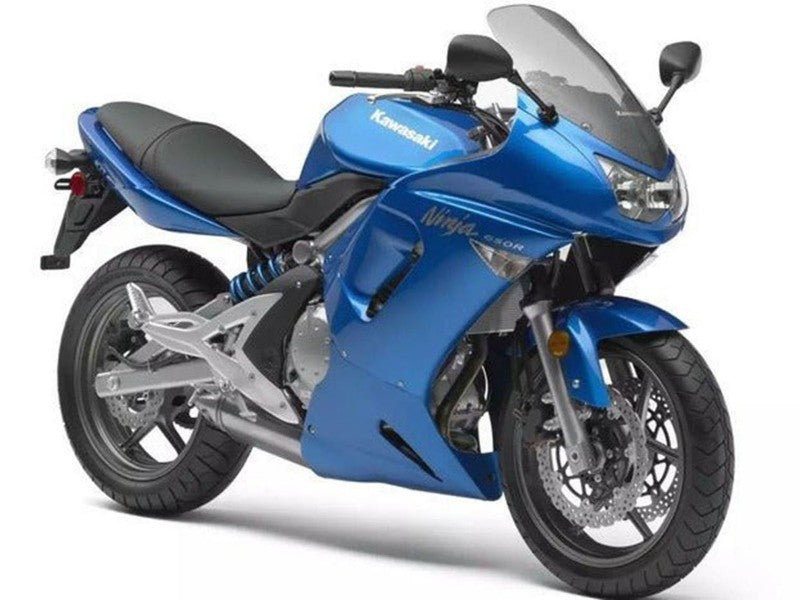 Purchase 2006-2008 Blue Chrome Kawasaki Ninja 650 EX650 Motorcycle Fairings UK