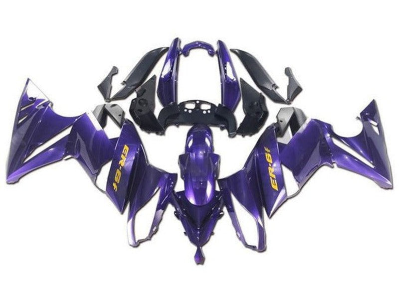 Purchase 2009-2011 Purple Yellow Kawasaki Ninja ER6F Motorcycle Fairings UK