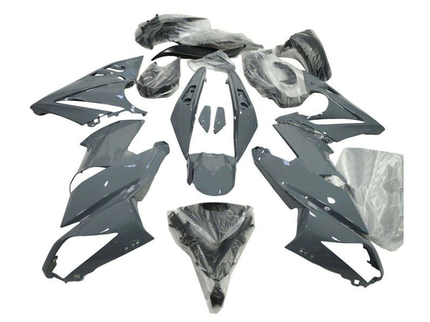 2009-2011 Nardo Grey Kawasaki Ninja 650 EX650 Fairing Kit