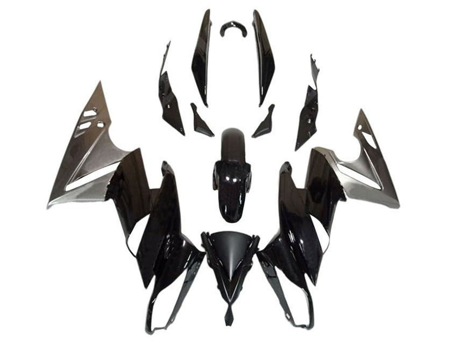 2009-2011 Black Silver Kawasaki Ninja 650 EX650 Fairing Kit
