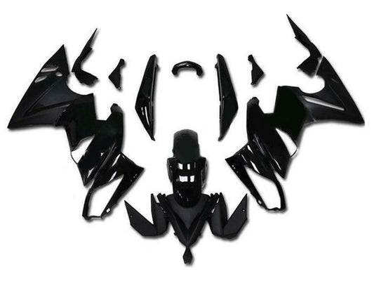2009-2011 Black Matte Black Kawasaki Ninja 650 EX650 Fairing Kit
