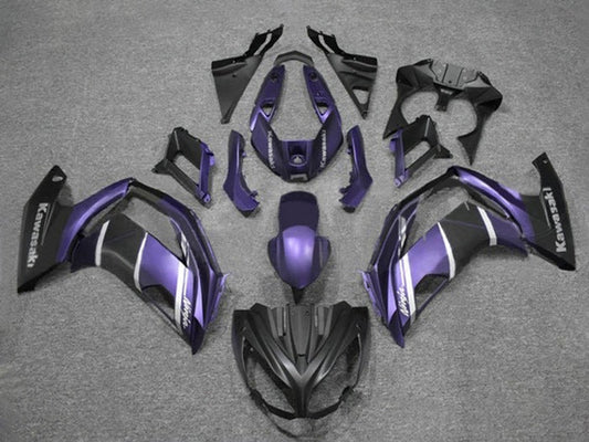 2012-2016 Purple Black Grey Matte Black Kawasaki Ninja 650 EX650 Fairing Kit