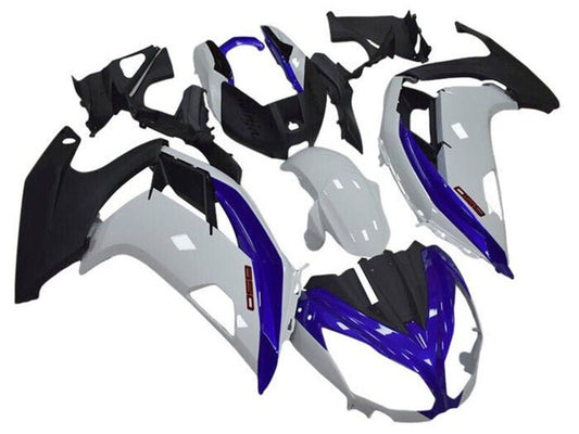 2012-2016 White Blue Matte Black Kawasaki Ninja 650 EX650 Fairing Kit