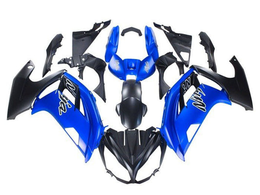 2012-2016 Matte Blue Matte Black Kawasaki Ninja 650 EX650 Fairing Kit