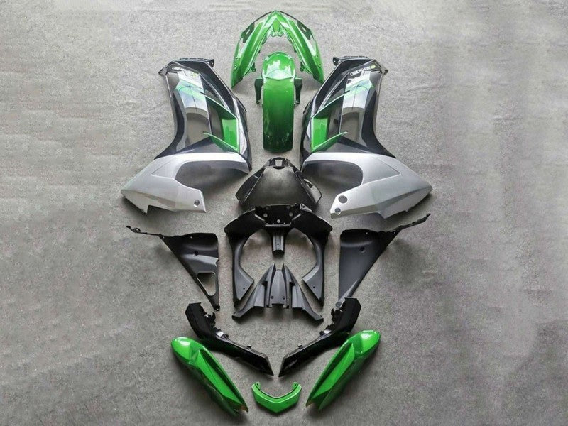 Purchase 2012-2016 Green Grey Black Kawasaki Ninja 650 EX650 Motorcycle Fairings UK