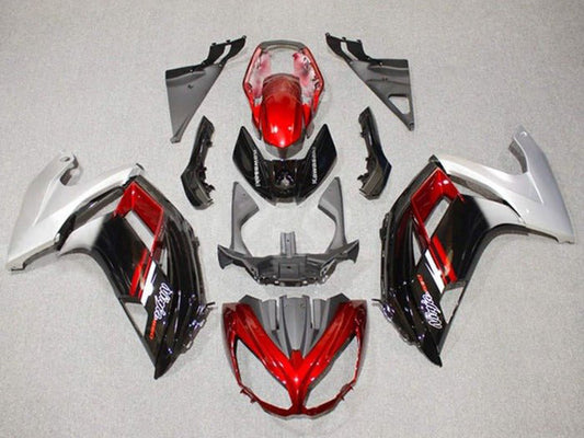 2012-2016 Red Black Silver Ninja 650 EX650 Fairing Kit