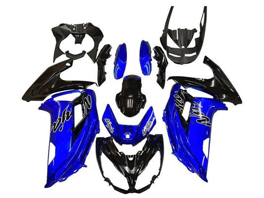 2012-2016 Blue Black Ninja 650 EX650 Fairing Kit
