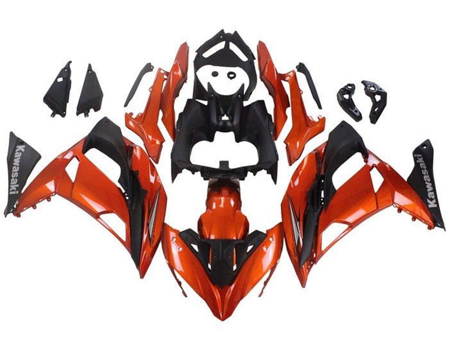 2017-2019 Orange Black Grey Ninja 650 EX650 Fairing Kit