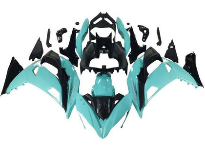 2017-2019 Kawasaki Ninja-650 Light Blue Black EX650 Fairing Kit