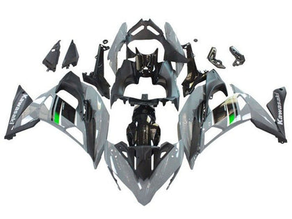 2017-2019 Kawasaki Ninja-650 Gray Black Green EX650 Fairing Kit