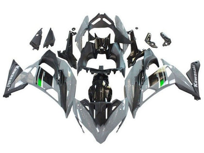 2017-2019 Kawasaki Ninja-650 Gray Black Green EX650 Fairing Kit