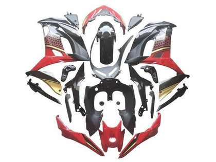2017-2019 Kawasaki Ninja-650 Red Black Gold EX650 Fairing Kit