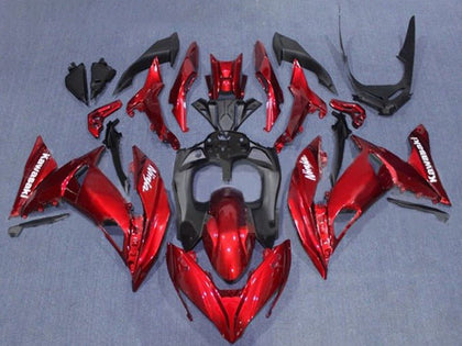 2017-2019 Kawasaki Ninja-650 Candy Red White EX650 Fairing Kit
